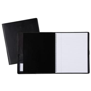 Imagem de Cambridge Capa para notebook de negócios, 28 cm x 21 cm, Portfólio, Padfolio, Recarregável, Porta-cartão/caneta, Preto (06591), Grande