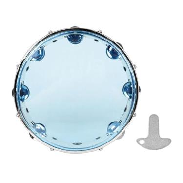 Imagem de YIJU Pandeiro pandeiro de 10 polegadas, instrumento musical de pandeiro para casa, 3 + anos de idade, ktv, dança infantil, Azul