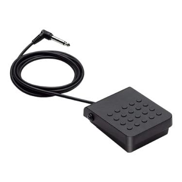Imagem de rockible Pedal de Sustentação Compacto Plugue de 6,35 Mm Pedal de Sustentação Universal para Pianos Digitais