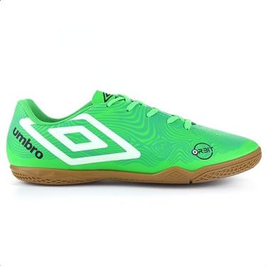 Imagem de Chuteira Umbro Futsal Orbit Verde e Branco - Masculino Verde 42