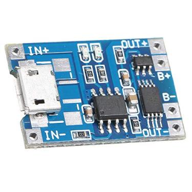 Imagem de Micro/Tipo-C/Mini Usb 5V 1A Tp4056 18650 -Placa de Carregamento Do Módulo de Carregador de Bateria Com Funções Duplas de Íon 1A Li-Ion