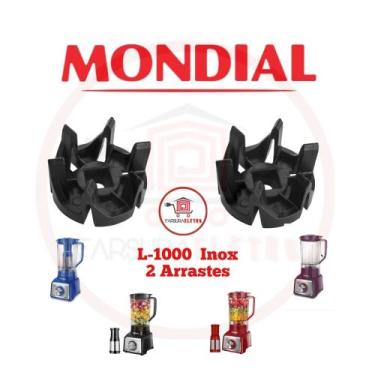 Imagem de Arraste do Copo 2 Unidades Liquidificador Mondial L1000 Turbo Inox - D