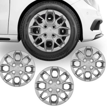 Imagem de Jogo de Calota Ka Hatch Sedan 2015 A 2018 Aro 14 - GRID