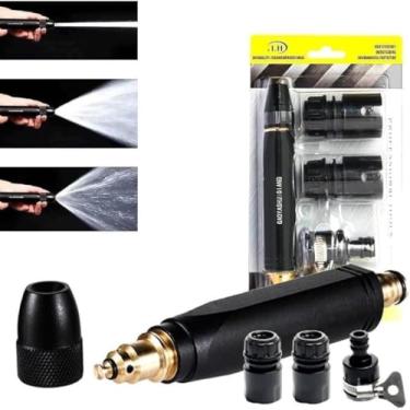 Imagem de Bocal de Mangueira de Alta Pressão, Pulverizador de alta pressão, de bico de mangueira de água para rega manual de plantas e gramado lavagem de carros pátio e animais de estimação