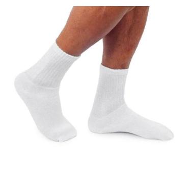 Imagem de Meia Adulto Lupo Sport Walk Branca - 03290-009, 41/44, Branco
