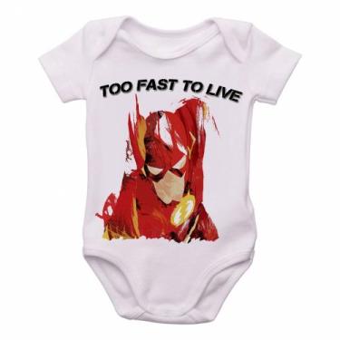 Imagem de body nenê criança roupa bebê Flash Too Fast to live  - Empório Dutra, 