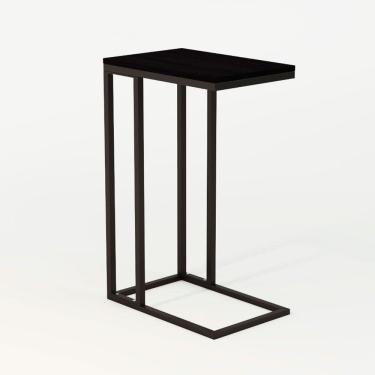 Imagem de Mesa Lateral Encaixe Elena Preto