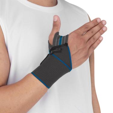 Imagem de Munhequeira Vollo Relieve Ajustável Cinza