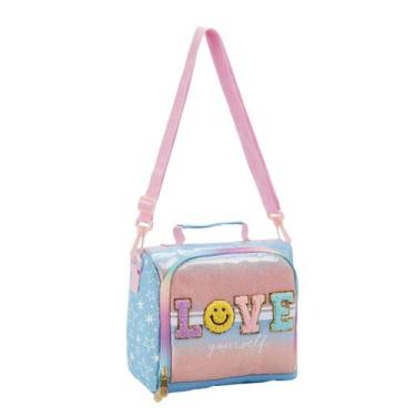 Imagem de Lancheira Térmico Escolar Feminina Com Patches - Seanite