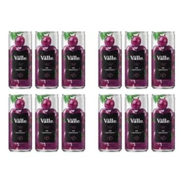 Imagem de Kit C/12 Suco Del Valle Sabor Uva Lata 290ml