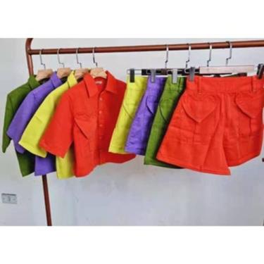 Imagem de Conjunto Jeans Com Detalhe De Coração 9247 - Doutoras Modas , Lavanda,