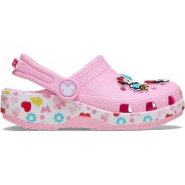 Imagem de Sandália crocs mickey and friends minnie classic clog t multi, 22, Mul