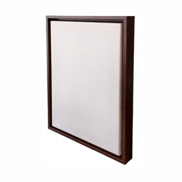 Imagem de Tela para Pintura com Moldura Canaleta Flutuante Lisa Revestida - 2x2,8 Cor:MARROM;Tamanho:20X15 CM