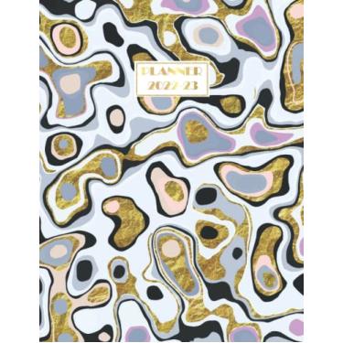 Imagem de 2022-2023 Planner: Daily Weekly and Monthly, 24 Months Calendar, Vision Boards, To Do Lists, Notes | Special Gold Marble Cover Edition