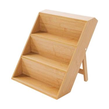 Imagem de DimyFew Tempero jar organizador condimento titular 3 compartimento economia de espaço multifuncional cozinha balcão prateleira para mesa despensa, Estilo 1