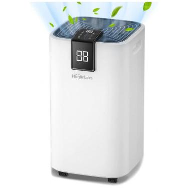 Imagem de Desumidificador para Porões até 418 m2 com Mangueira de Drenagem e Rodas, HOGARLABS, Branco