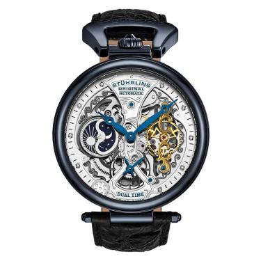 Imagem de Relógio Masculino Stuhrling Emperors Grandeur 127A Automático 49mm, Azul