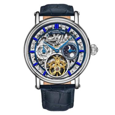 Imagem de Relógio Masculino Stuhrling 4000.1 Automático 43mm, Azul