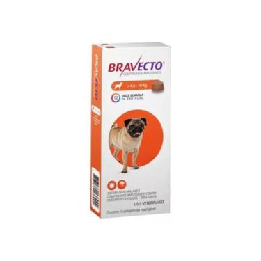 Imagem de Bravecto Antipulga E Carrapato De 4,5kg - 10kg 250mg Cão