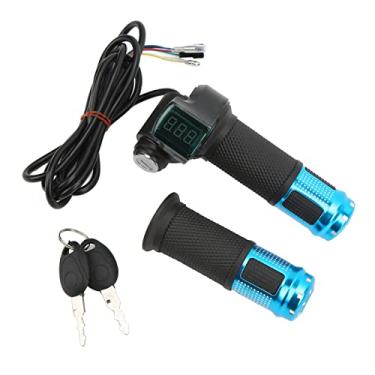 Imagem de THROTTLE DE SCOTER ELÉTRICA G Com Tela DE Tensão Digital, Compatível Com 2V-99V, Controle DE Velocidade Com Recursos (Suporte azul)