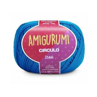 Imagem de Fio Amigurumi Tons de Azul Círculo 125g 254m - Unidade (PLANETA 2618)