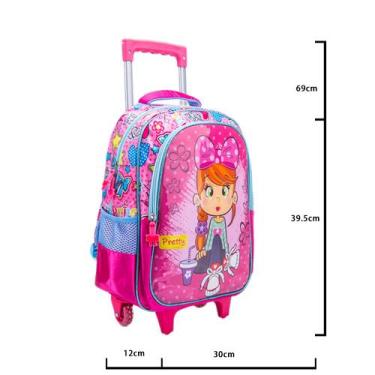Imagem de Kit Mochila Infantil de Carrinho Lanceira Estojo Escolar - OKI-NI, UNI