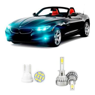 Imagem de Lampada Led Farol Alto Bmw Z4 2003 A 2022 20000lm - V10, Branco