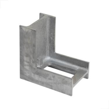 Imagem de Cantoneira Portões Alumínio PC003 Invertida 38x75 Natural - Fast Vidro