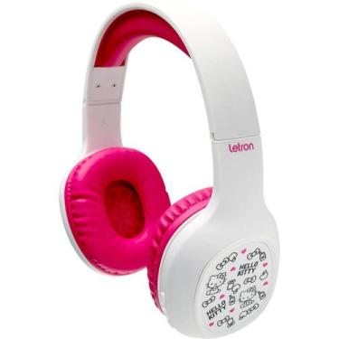 Imagem de Headphone Bluetooth Letron Hello KITTY Rosa