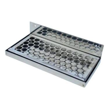 Imagem de Pingadeira Para Chopeira Inox 430 Para 2 Torneira 40x25-02 - Cozinca I