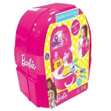 Imagem de Barbie Doutora Medica Mochila Com Acessórios F00629 - Fun