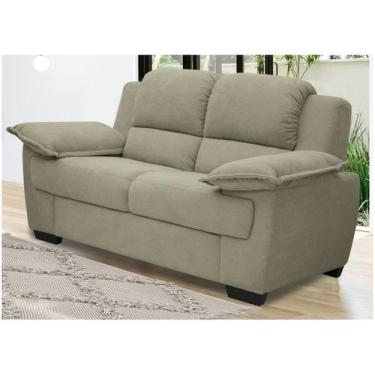 Imagem de Sofá 2 Lugares Suede Carmel Linoforte, Capuccino, 2 lugares