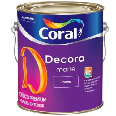 Imagem de Tinta Decora Acrílico Premium Matte Fosco Branco 3,6 Litros - 5239242 