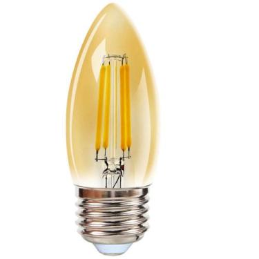 Imagem de Lâmpada Vintage Led Vela de 2 Watts e 2400K - 05300 - OUROLUX