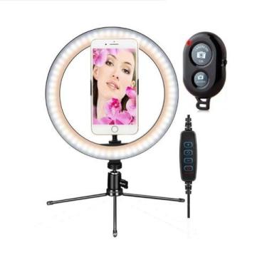 Imagem de Anel De Luz De Led 20cm Usb Com Tripé Maquiagem Foto Vídeo "! - DACAR