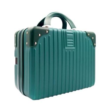 Imagem de Kit 2 Maleta Frasqueira Viagem de Mão Abs Reforçada - Lumin, Verde