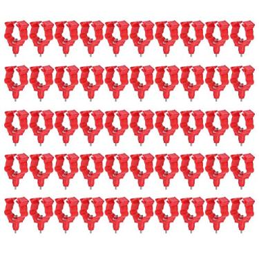 Imagem de 50Pcs G1/2in G3/4in Primavera Integrada Bebedor de Aves Beber Mamilo Frango Fazenda Acessórios Durável Material ABS Water Saving Design Fácil Instalar para Casa Uso Comercial Farm
