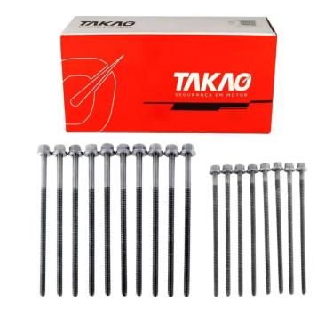 Imagem de Parafuso De Cabeçote (Jg) Transit 2.2 16V 2012 A 2014 / Ranger 2.2 16V 2012 A 2016 / Ranger 2.2 16V 2016 A 2020 - Takao Pcfo22D