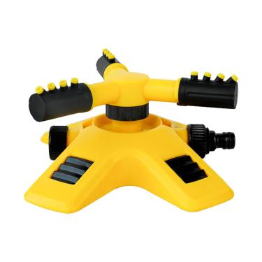 Imagem de Chusui Aspersor de jardim giratório de 360 ° ajustável 2 modos de pulverização Sistema de irrigação de aspersor de gramado Jardim externo Pátio Pulverizador de água de jardim Sistema de irrigação d CL