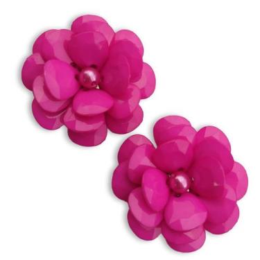 Imagem de Flor com Peneira Rosa Pink 02 und - Flor Peneira