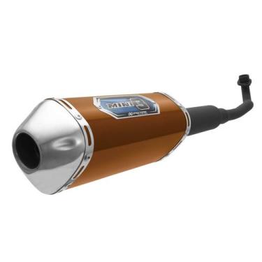 Imagem de Escapamento Pro Tork Mini 3 Biz C-125 2009 À 2020 Flex Curva Preta, DO