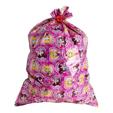 Imagem de Saco De Presente Princesas Chibi 30X45 Com Lacinho