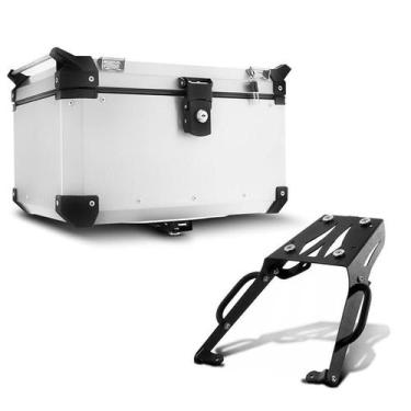 Imagem de Baú Moto Alumínio Top Case 48 Litros + Bagageiro BMW GS 1200 Adventure