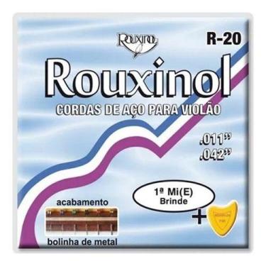 Imagem de Encordoamento Para Violão Aço Rouxinol 011/042 R20