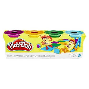 Imagem de Massa de Modelar - Play Doh com 4 Cores - Roxo, Laranja, Verde e Azul HASBRO