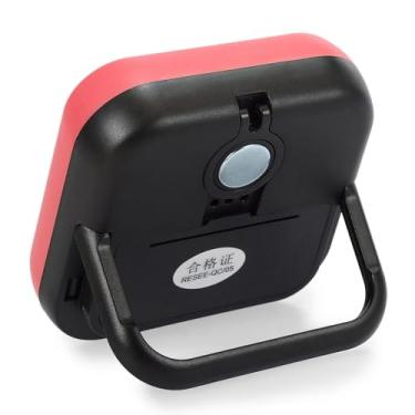 Imagem de Yinhing Timer, Contagem do Relógio do Timer Com Suporte Magnético Eletrônico Multifuncional para Assar, Pequeno Cronômetro de Sala de Aula para Estudo (Vermelho)