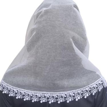 Imagem de Véu ccb infantil notas musicais anne congregação cristã no brasil - Vé