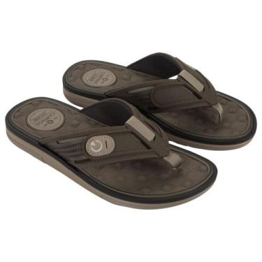 Imagem de Chinelo Cartago Lyon Iv Dedo Ad 12531 Masculino, Marrom, 42