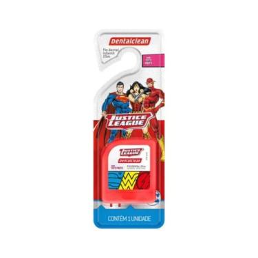 Imagem de Fio Dental Infantil Liga da Justiça Tutti Frutti 25m - Dentalclean, Ve