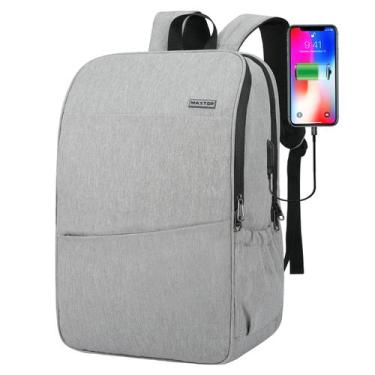 Imagem de Mochila para laptop MAXTOP Deep Storage com USB 17" resistente à água